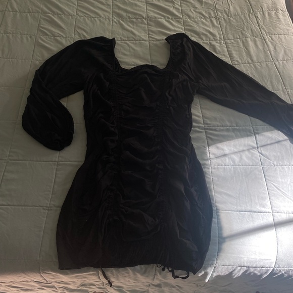 wild fable Dresses & Skirts - Long Sleeve Double Ruched Dress